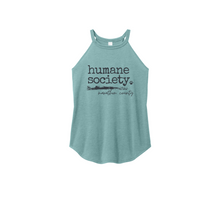 Load image into Gallery viewer, Humane Society Women’s Rocker Tank – Perfect Tri® Blend