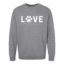 Load image into Gallery viewer, Love is a Four-Legged Word - Cozy Crewneck Sweatshirt - CC