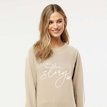 Load image into Gallery viewer, Every Animal Has A Story - Lightweight Crewneck Sweatshirt