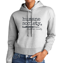 Load image into Gallery viewer, Humane Society Women’s Modest Crop Hoodie – V.I.T.™ Fleece