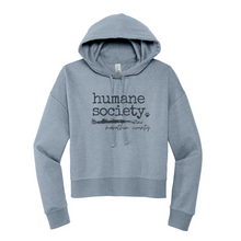Load image into Gallery viewer, Humane Society Women’s Modest Crop Hoodie – V.I.T.™ Fleece