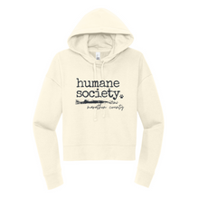 Load image into Gallery viewer, Humane Society Women’s Modest Crop Hoodie – V.I.T.™ Fleece