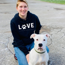 Load image into Gallery viewer, Love is a Four-Legged Word - Hoodie