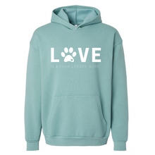 Load image into Gallery viewer, Love is a Four-Legged Word - Cozy Hoodie - CC
