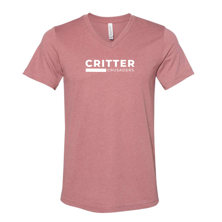Critter Crusaders - Adult V-Neck Tees