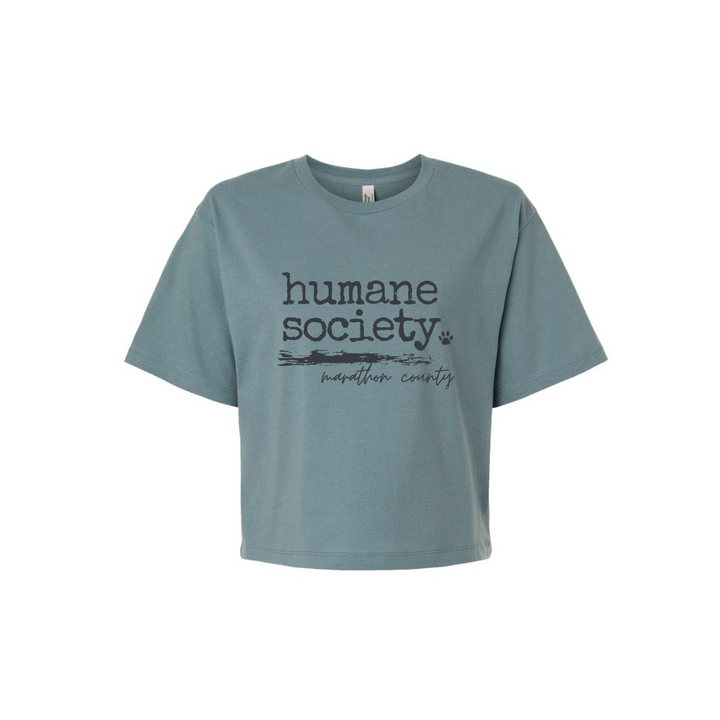 Humane Society Cropped Tee – American Apparel® Women’s Fit