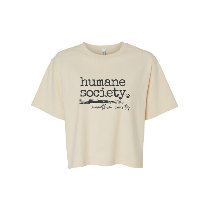 Humane Society Cropped Tee – American Apparel® Women’s Fit