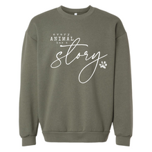 Load image into Gallery viewer, Every Animal Has A Story - Cozy Crewneck Sweatshirt
