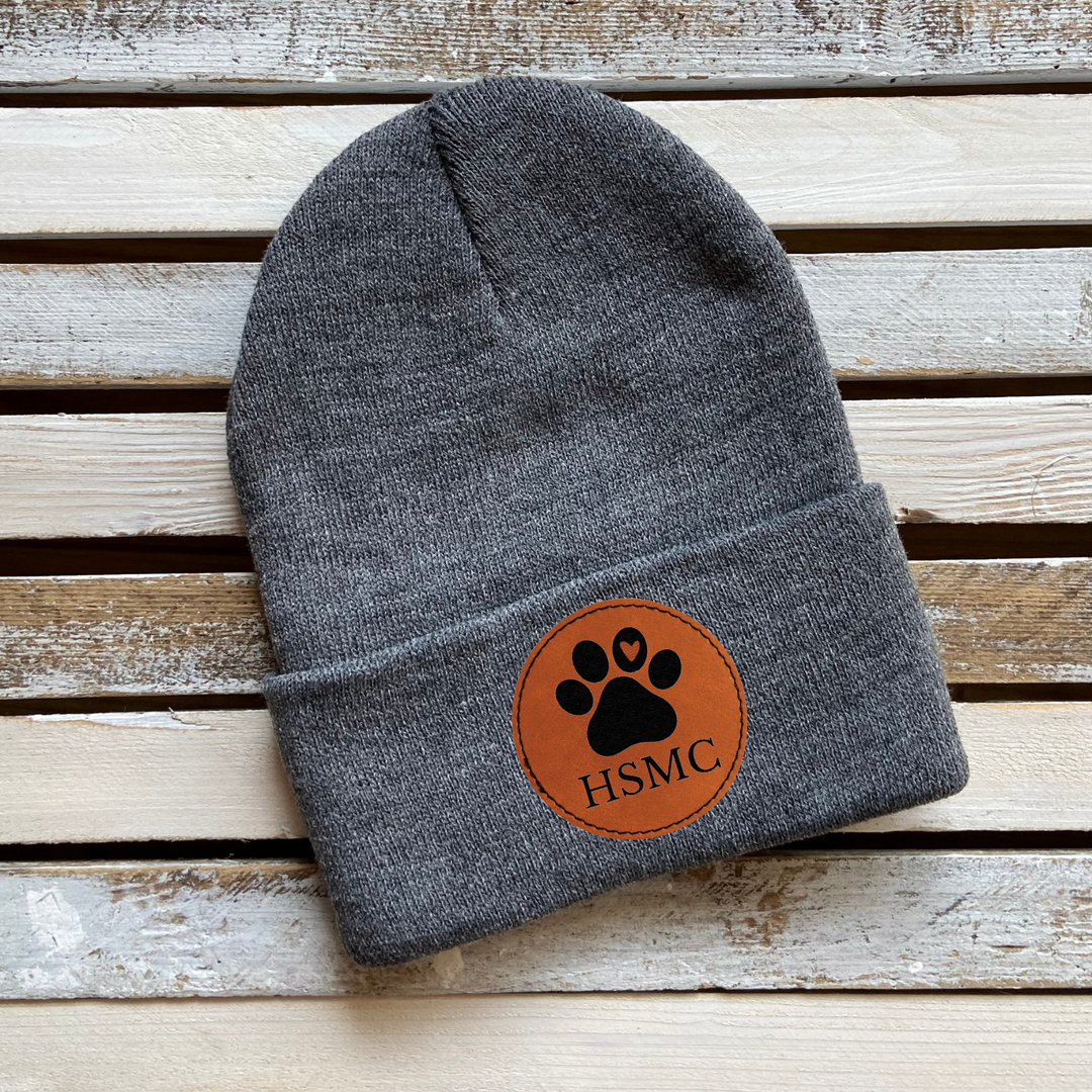 Beanie w/ HSMC Paw Print Patch