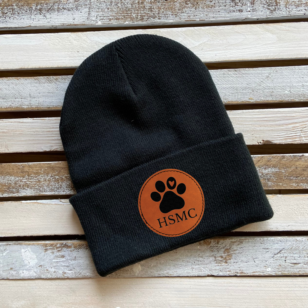 Beanie w/ HSMC Paw Print Patch