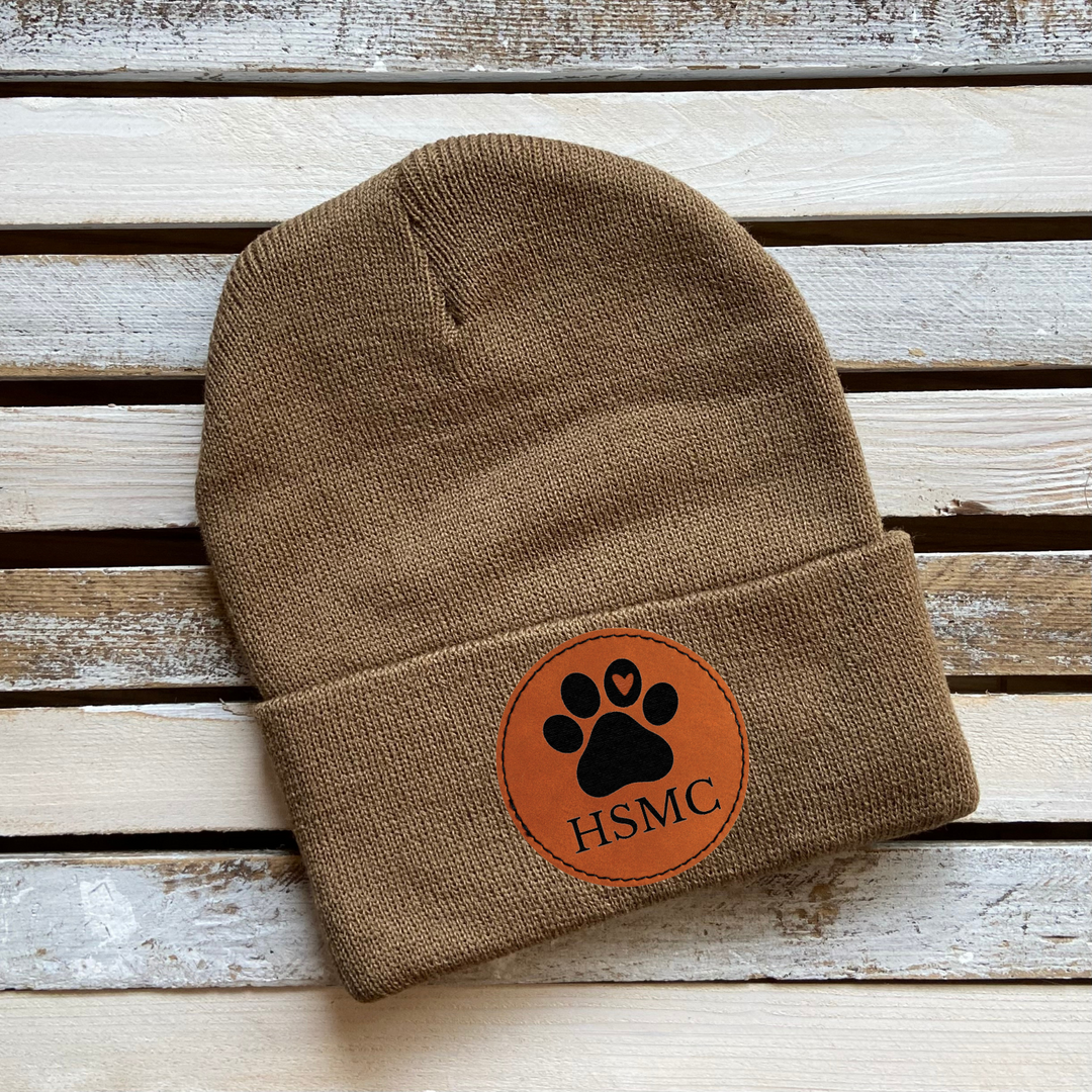 Beanie w/ HSMC Paw Print Patch