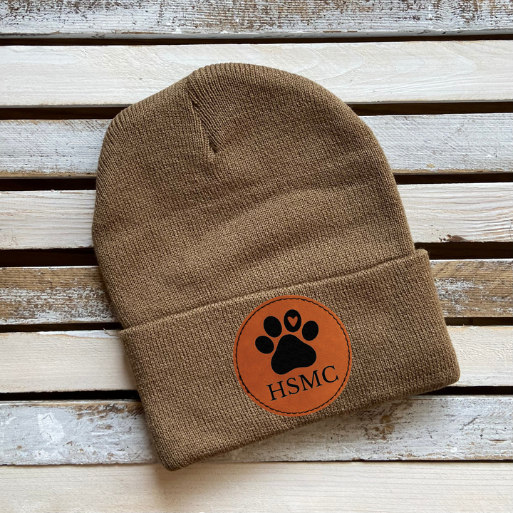 Beanie w/ HSMC Paw Print Patch