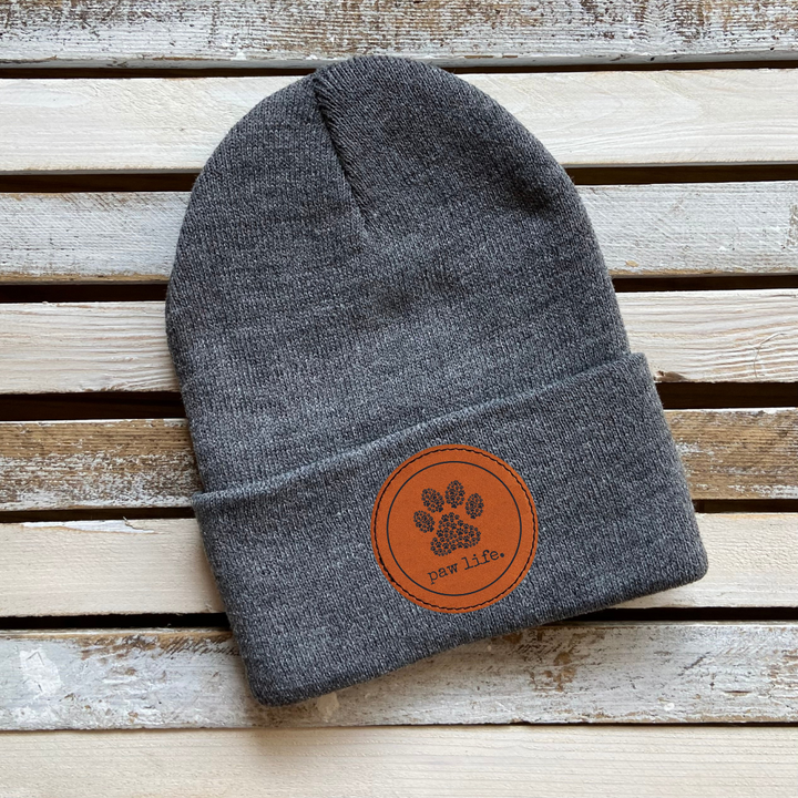 Beanie w/ Paw Life Patch - CC