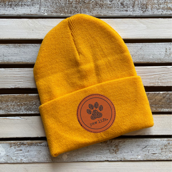 Beanie w/ Paw Life Patch - CC