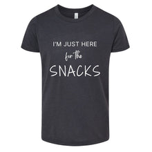 Load image into Gallery viewer, &#39;Just Here for the Snacks&#39; - Youth Apparel
