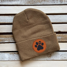 Load image into Gallery viewer, Beanie w/ Paw Print Patch - CC
