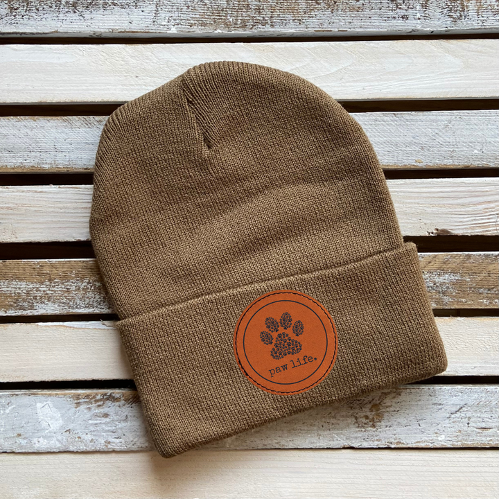 Beanie w/ Paw Life Patch - CC