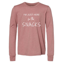 Load image into Gallery viewer, &#39;Just Here for the Snacks&#39; - Youth Apparel
