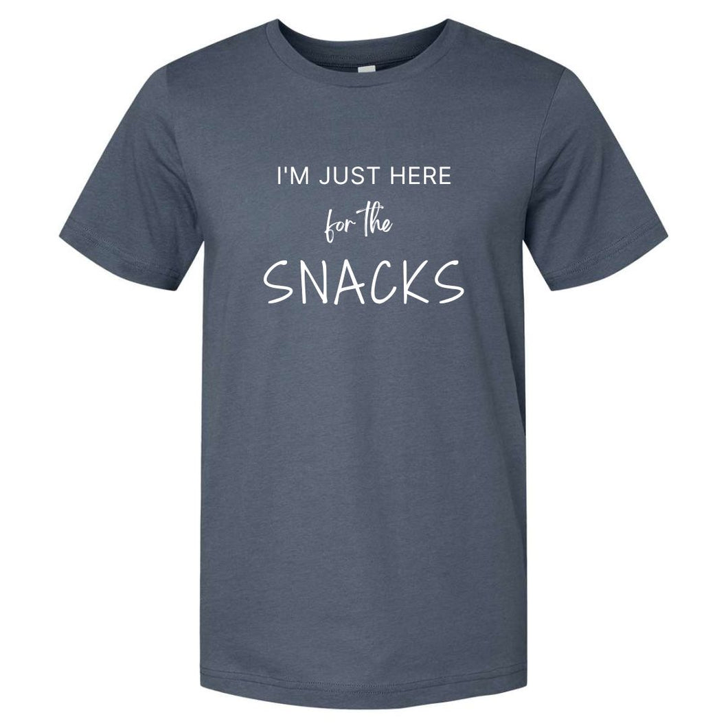 'Just Here for the Snacks' - Adult Apparel