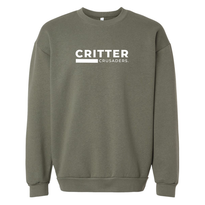 Critter Crusaders - Cozy Crewneck Sweatshirt