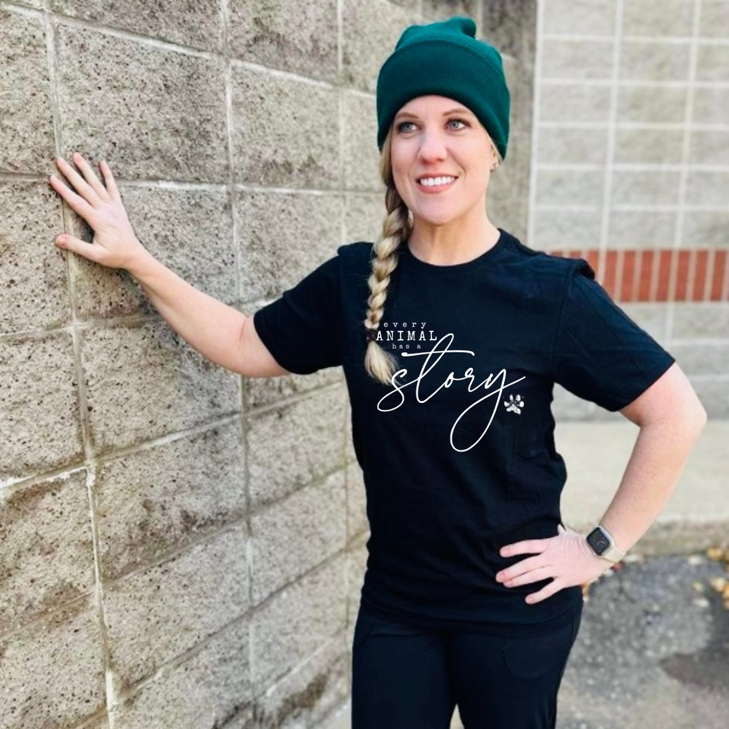 Every Animal Has A Story - Adult Long and Short Sleeve Tees - CC