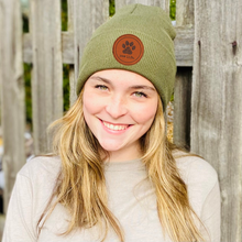 Load image into Gallery viewer, Beanie w/ Paw Life Patch - CC
