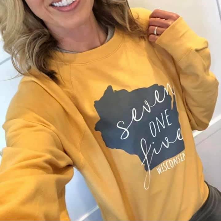 'Seven One Five' Lightweight Crewneck
