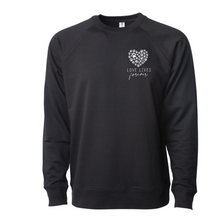 Load image into Gallery viewer, Love Lives Forever Lightweight Unisex Crewneck Sweatshirt
