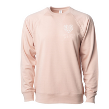 Load image into Gallery viewer, Love Lives Forever Lightweight Unisex Crewneck Sweatshirt
