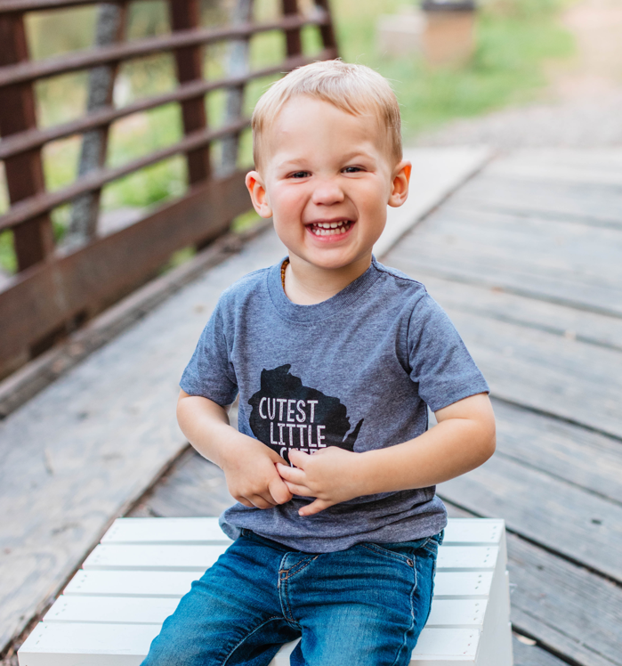 Cutest Little Cheese Curd - Short Sleeve Toddler Tee