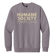 Load image into Gallery viewer, Humane Society Logo Crew – Unisex Heavyweight Fleece
