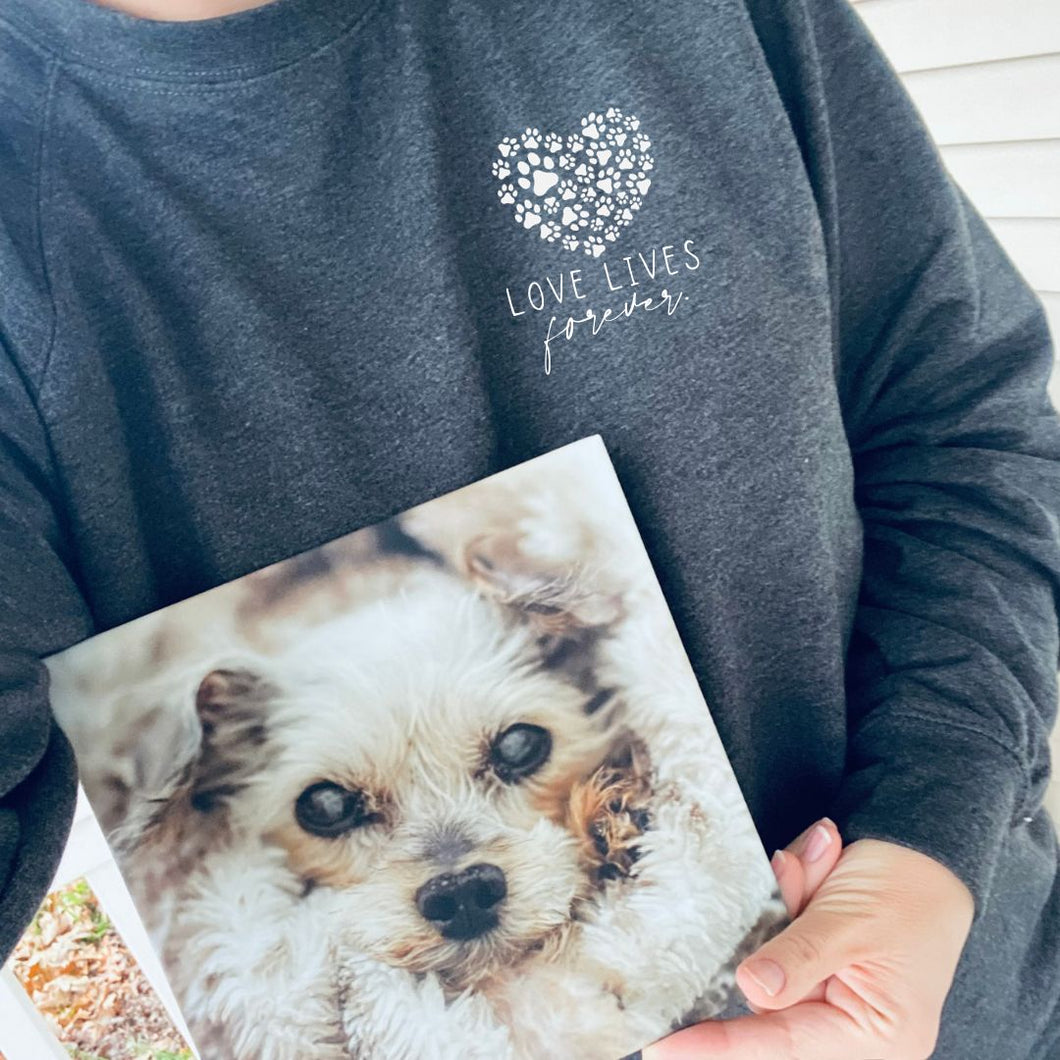 Love Lives Forever - Cozy Crewneck Sweatshirt - CC