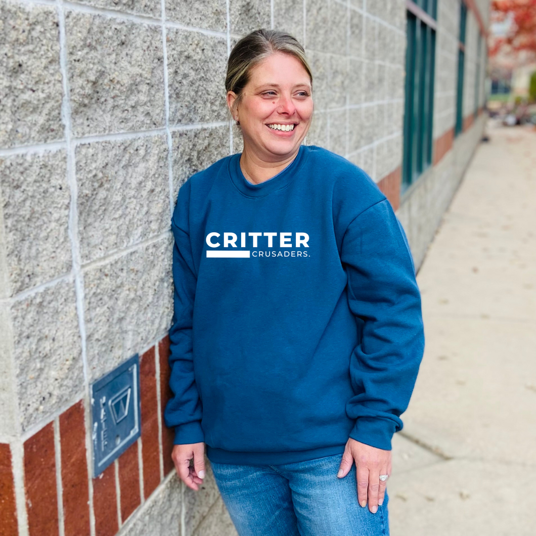 Critter Crusaders - Cozy Crewneck Sweatshirt