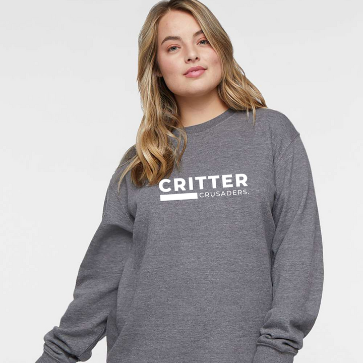 Critter Crusaders - Slim Fit Cozy Crewneck Sweatshirt