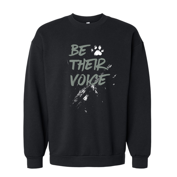 Be Their Voice Cozy Crewneck