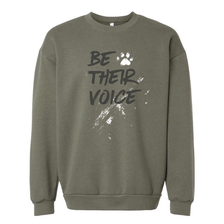 Be Their Voice Cozy Crewneck
