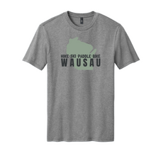 Load image into Gallery viewer, Hike Ski Paddle Bike WAUSAU Tee
