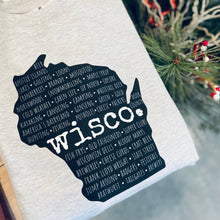 Load image into Gallery viewer, &#39;Wisco&#39; Midweight Crewneck Sweatshirt
