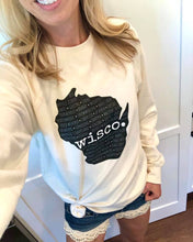 Load image into Gallery viewer, &#39;Wisco&#39; Lightweight Crewneck Sweatshirts
