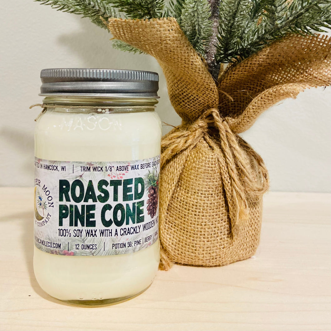 Holiday Candles - 12 oz., Wooden Wick, Soy