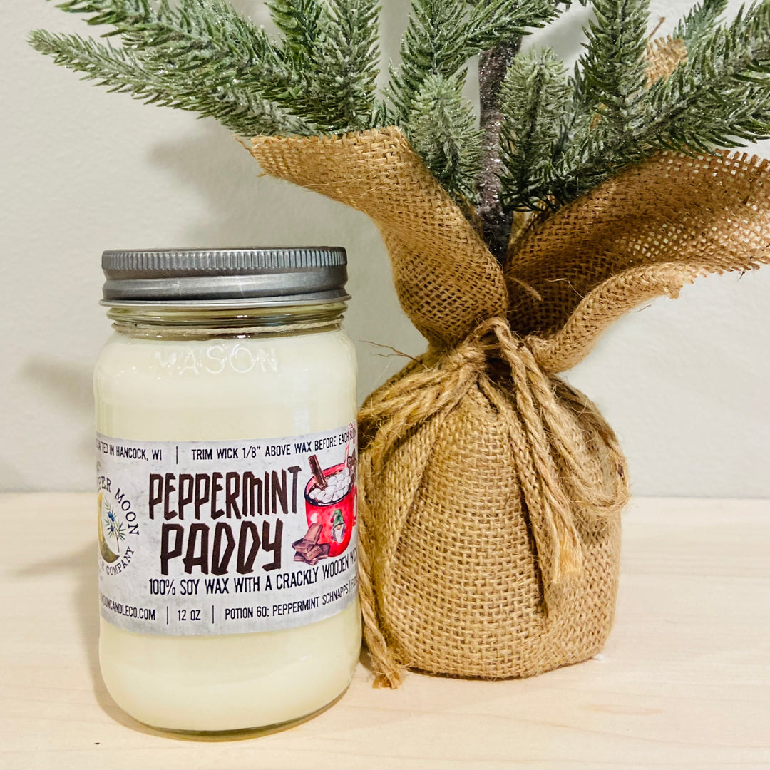 Holiday Candles - 12 oz., Wooden Wick, Soy