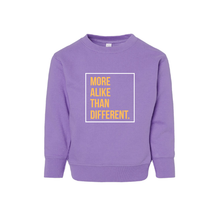Load image into Gallery viewer, More Alike than Different Crewneck (Youth &amp; Toddler)
