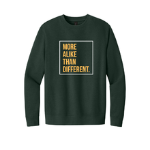 Load image into Gallery viewer, More Alike than Different Crewneck (Adult Unisex)
