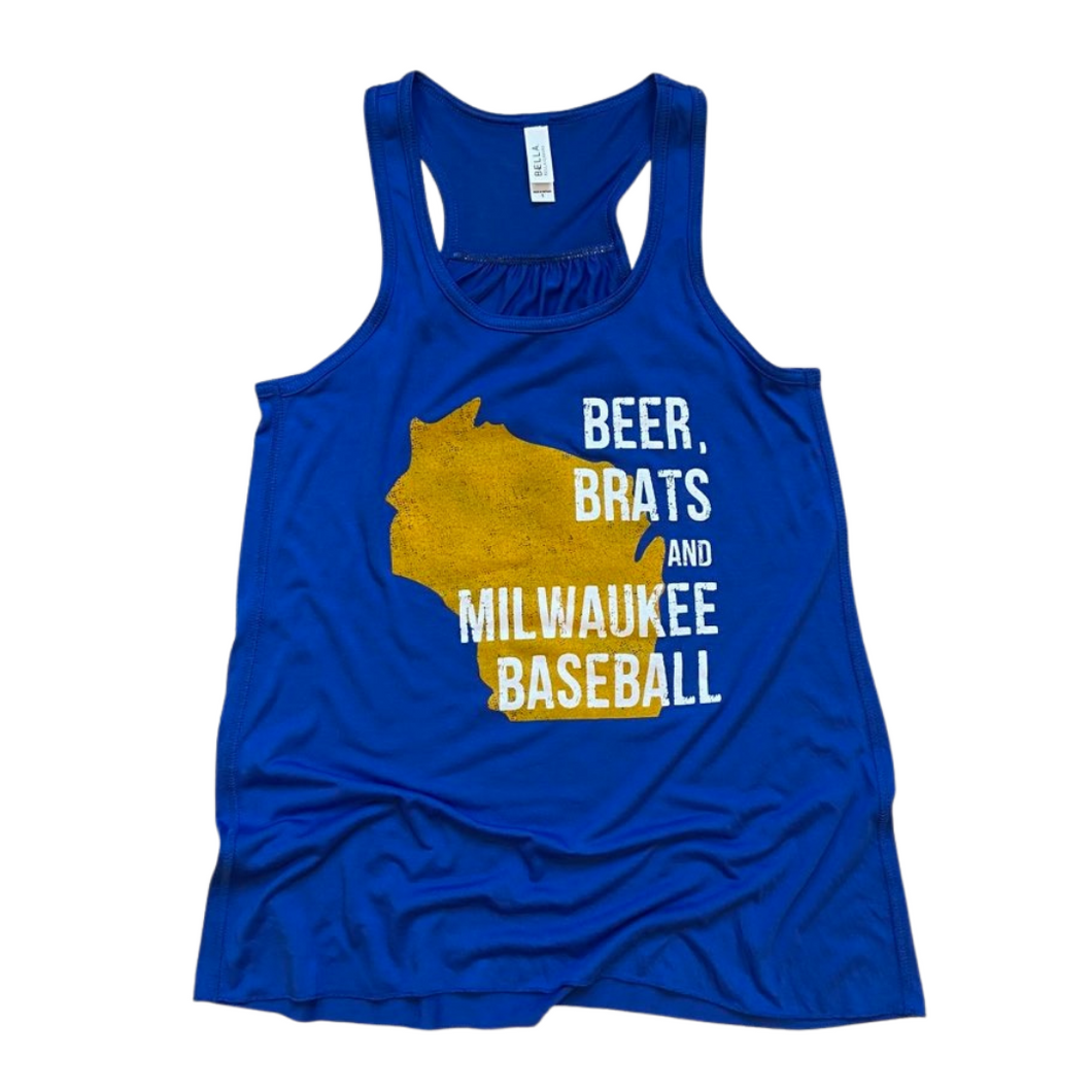 Brewers - Flowy Tank - Royal Blue