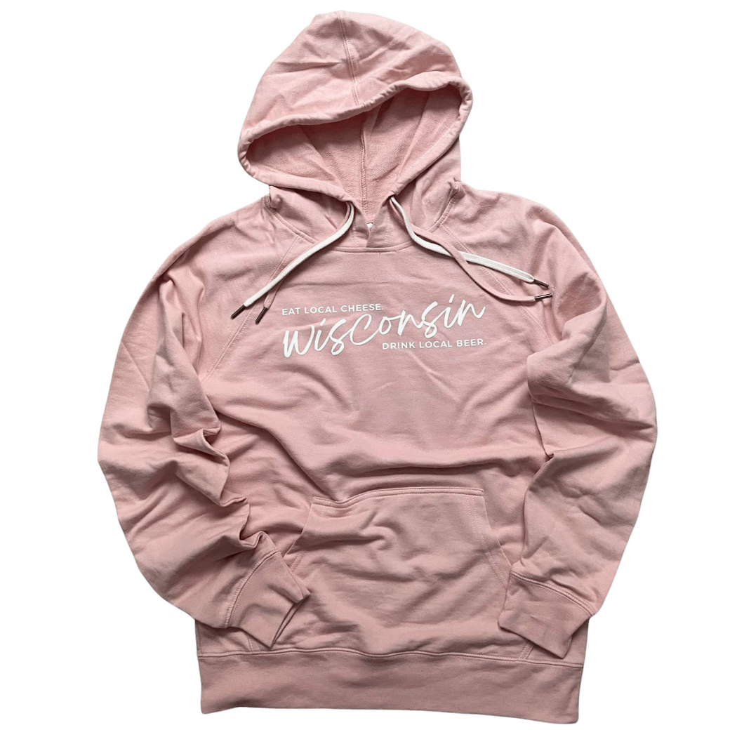 'Eat Local Cheese.  Drink Local Beer.' Hoodie