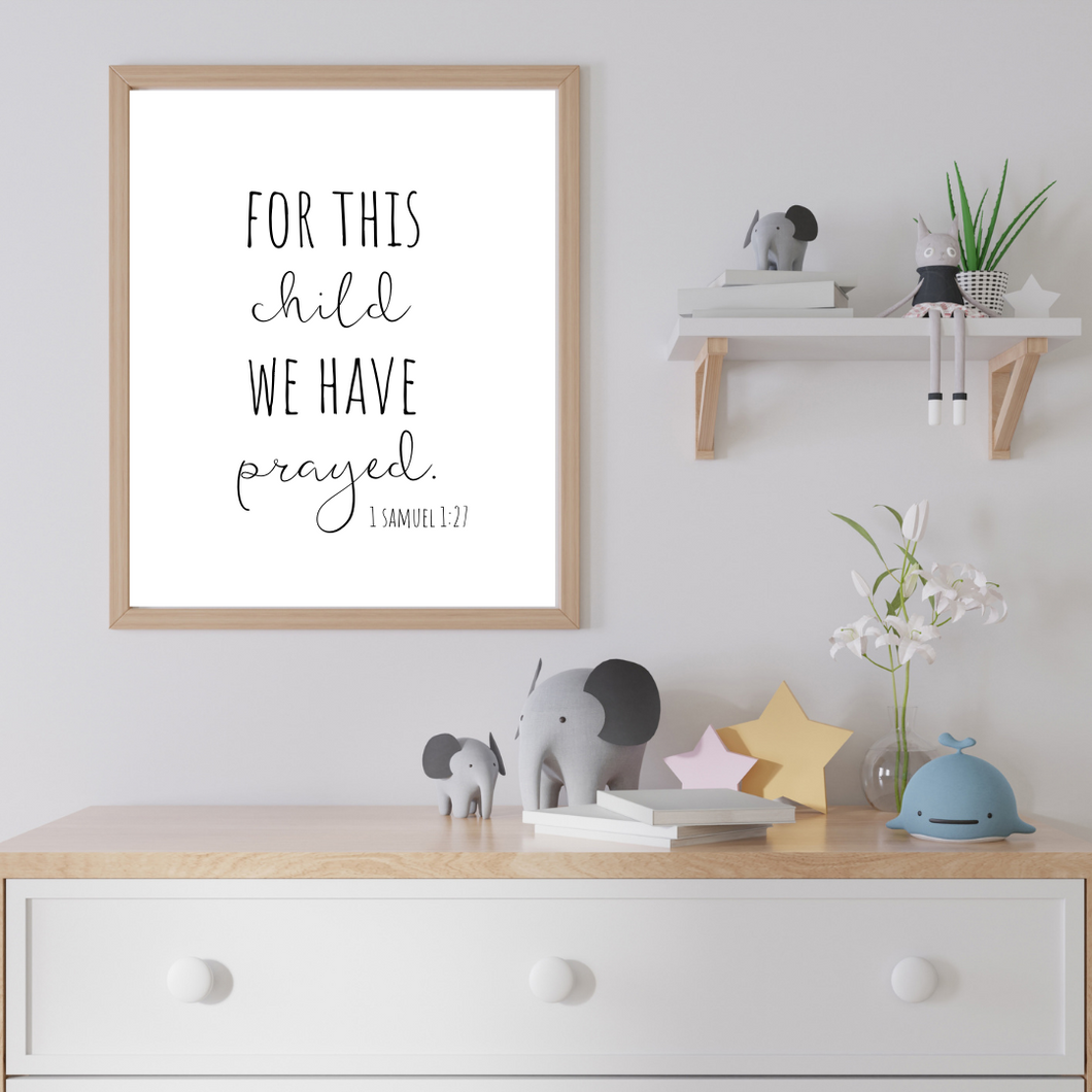 For this Child - Print