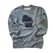 Load image into Gallery viewer, &#39;Wisco&#39; Midweight Crewneck Sweatshirt
