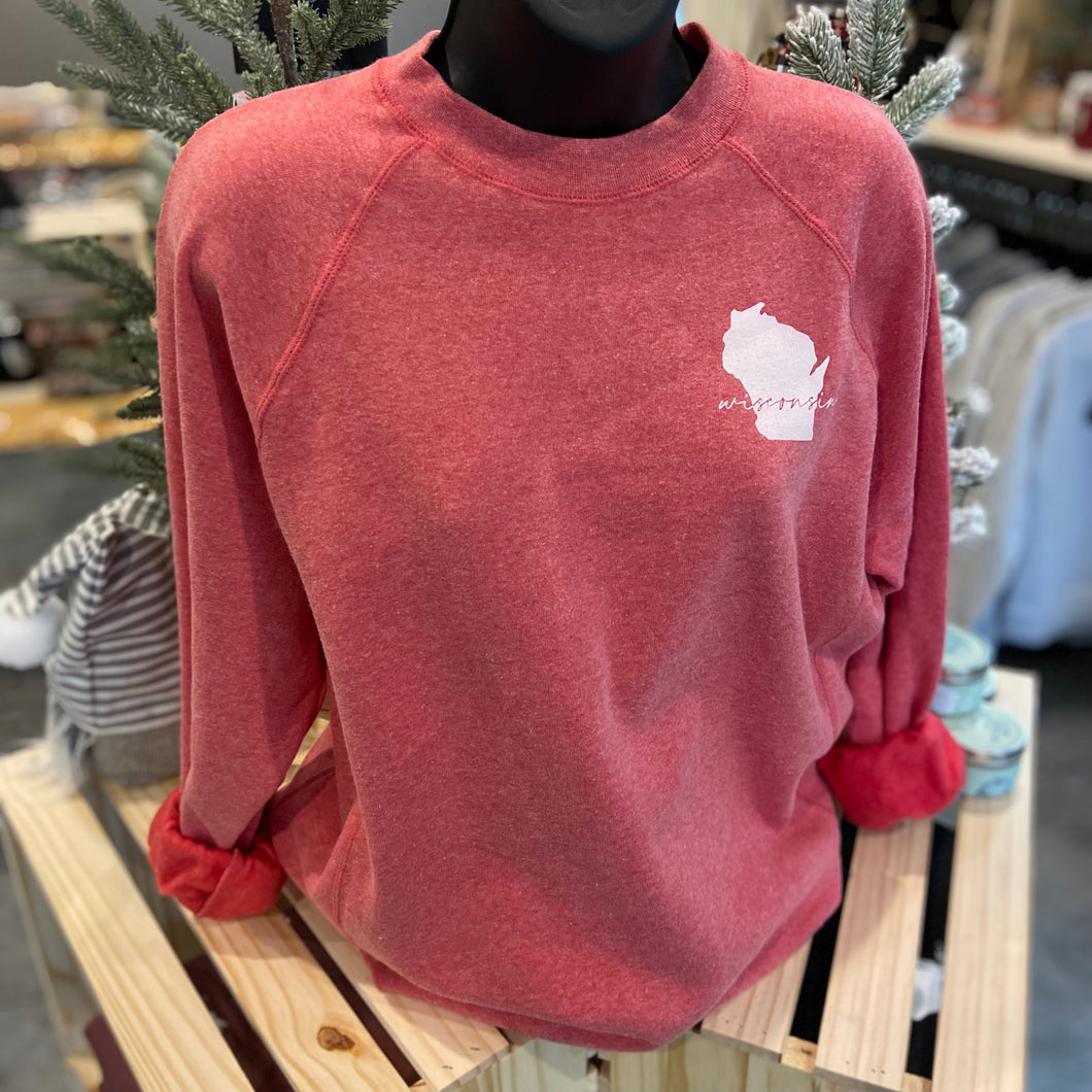 'Wisconsin' Crewnecks - Various Colors!