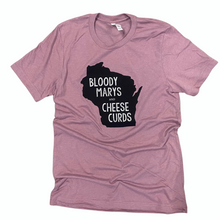 Load image into Gallery viewer, &#39;Bloody Marys &amp; Cheese Curds&#39; Adult Tee
