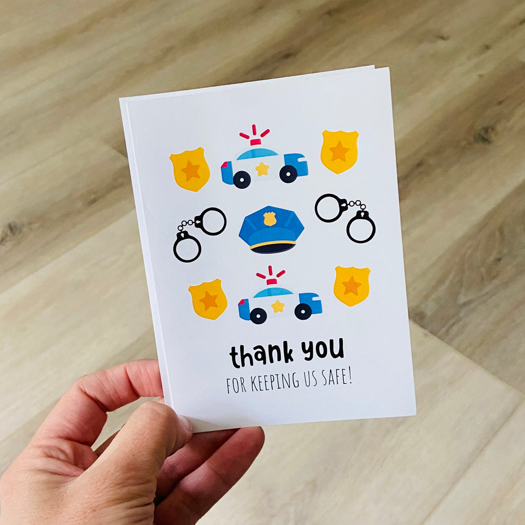 Law Enforcement Appreciation Cards